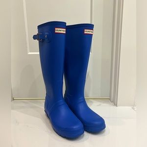 Cobalt Blue Original Hunter Rainboots